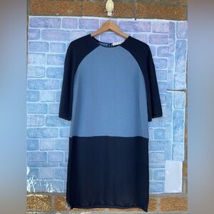 Wolcott Takemoto color block dress size small